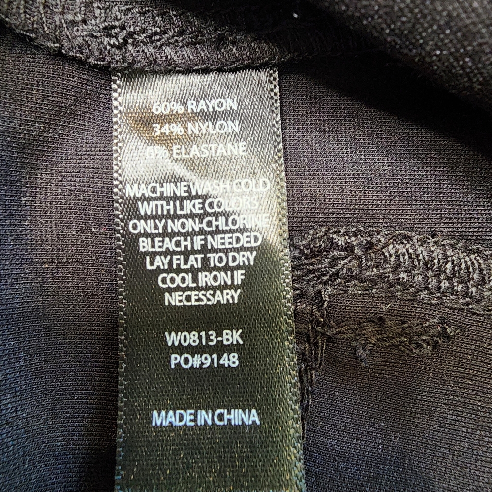 Betabrand Black Pencil Skirt - Picture 5 of 8